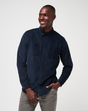 Mist On The Lake Button-Up