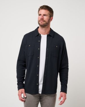 Cloud Waffle Shirt Jacket