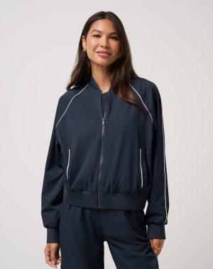 Cloud Rib Long Sleeve Button Top