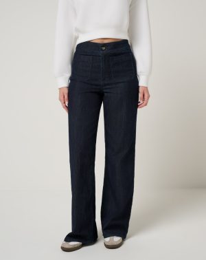 Friday Doubleknit Utility Wide Leg Pant